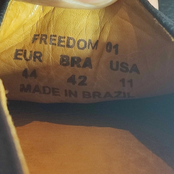 Viccini Freedom 01 Loafers Black Slip on  Leather Snakeskin Men's Size 11 - Picture 8 of 9